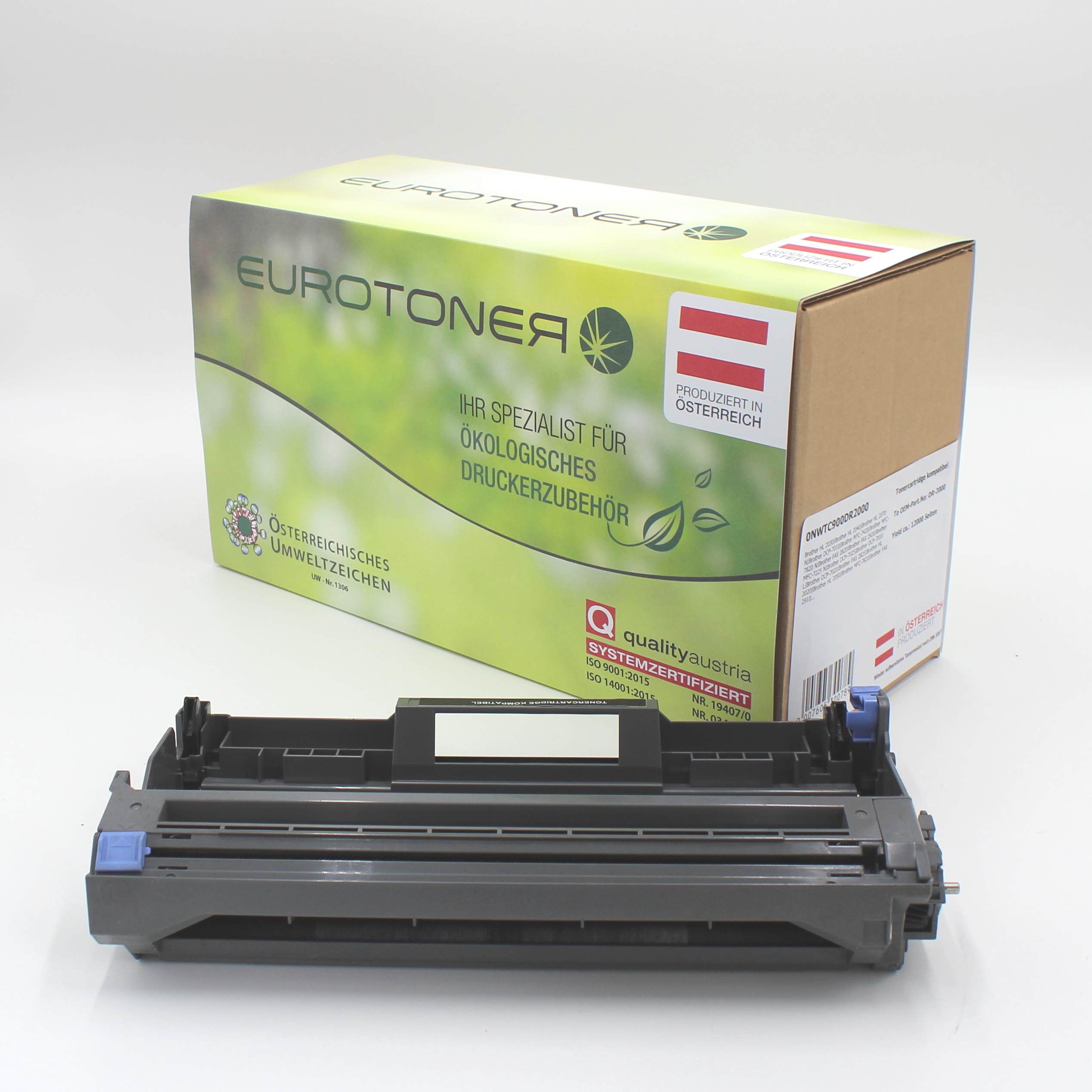 Eurotoner Trommeleinheit fuer Brother DR-2000