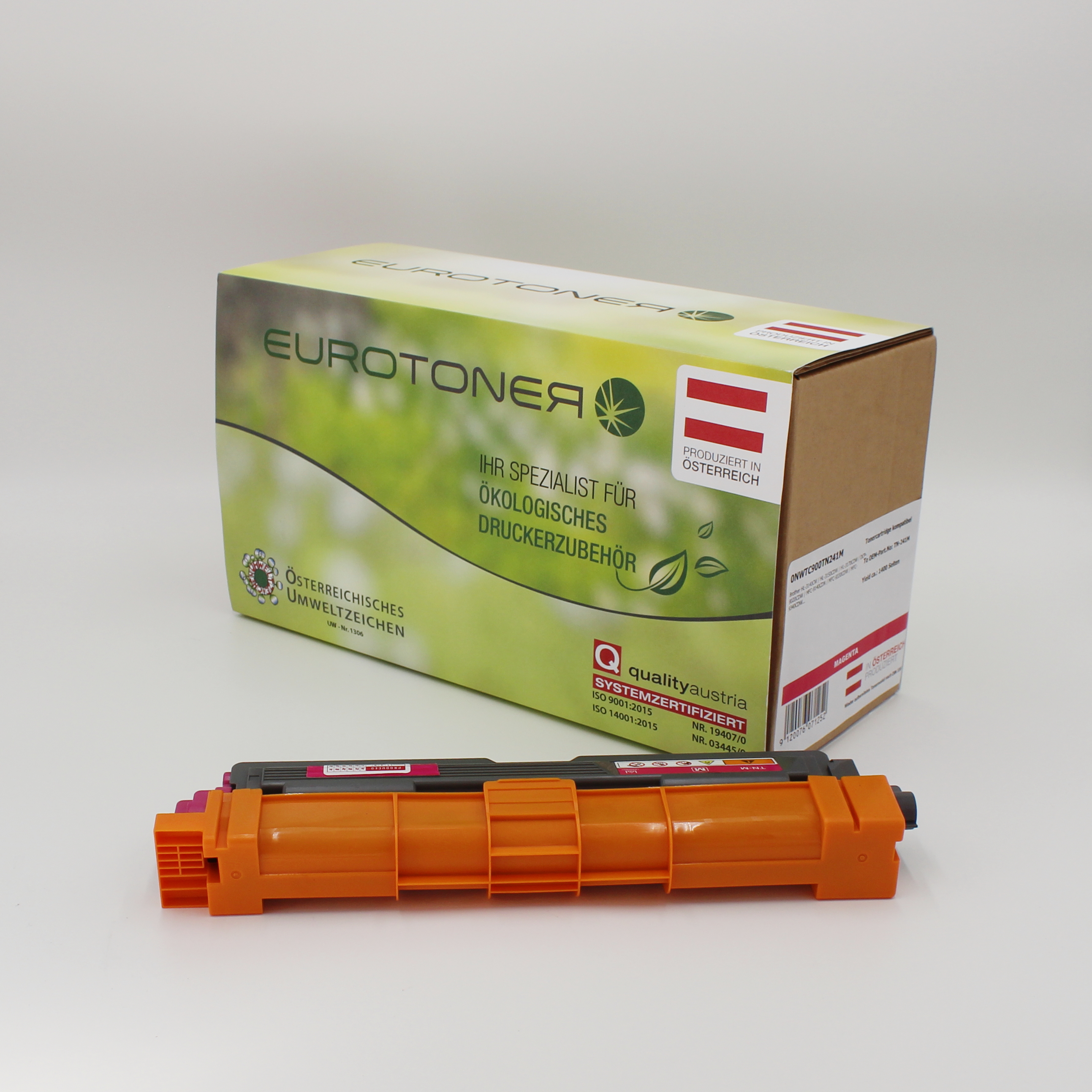 Eurotoner wiederaufbereitet fuer Brother TN-241 M magenta