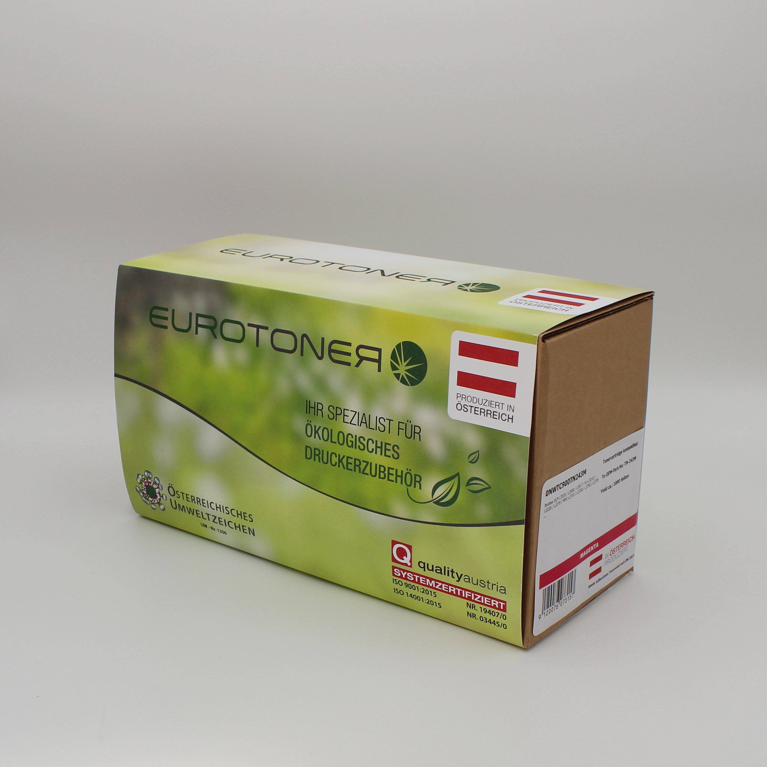 Eurotoner wiederaufbereitet fuer Brother TN-243 M magenta