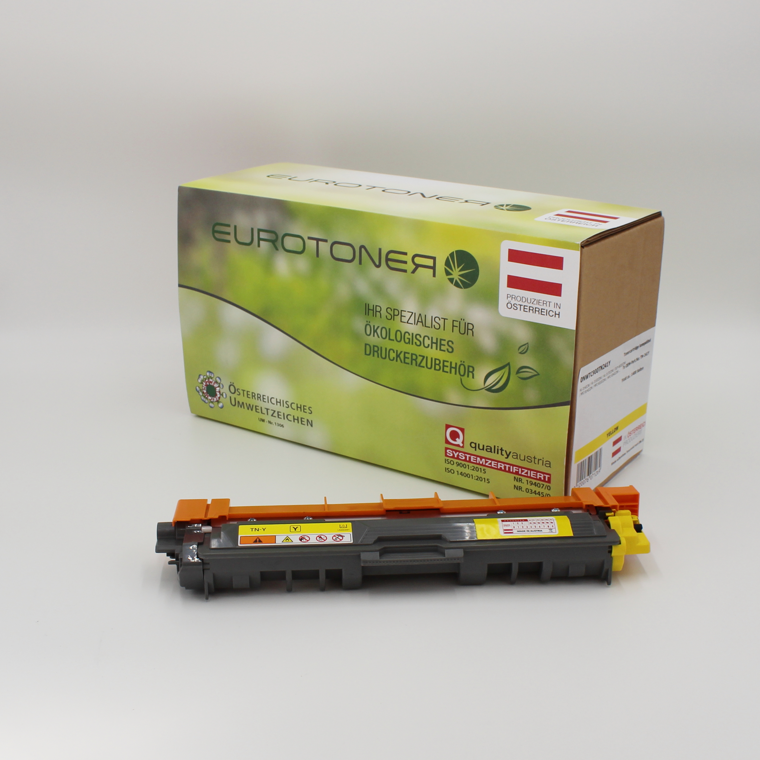 Eurotoner wiederaufbereitet fuer Brother TN-241 Y gelb