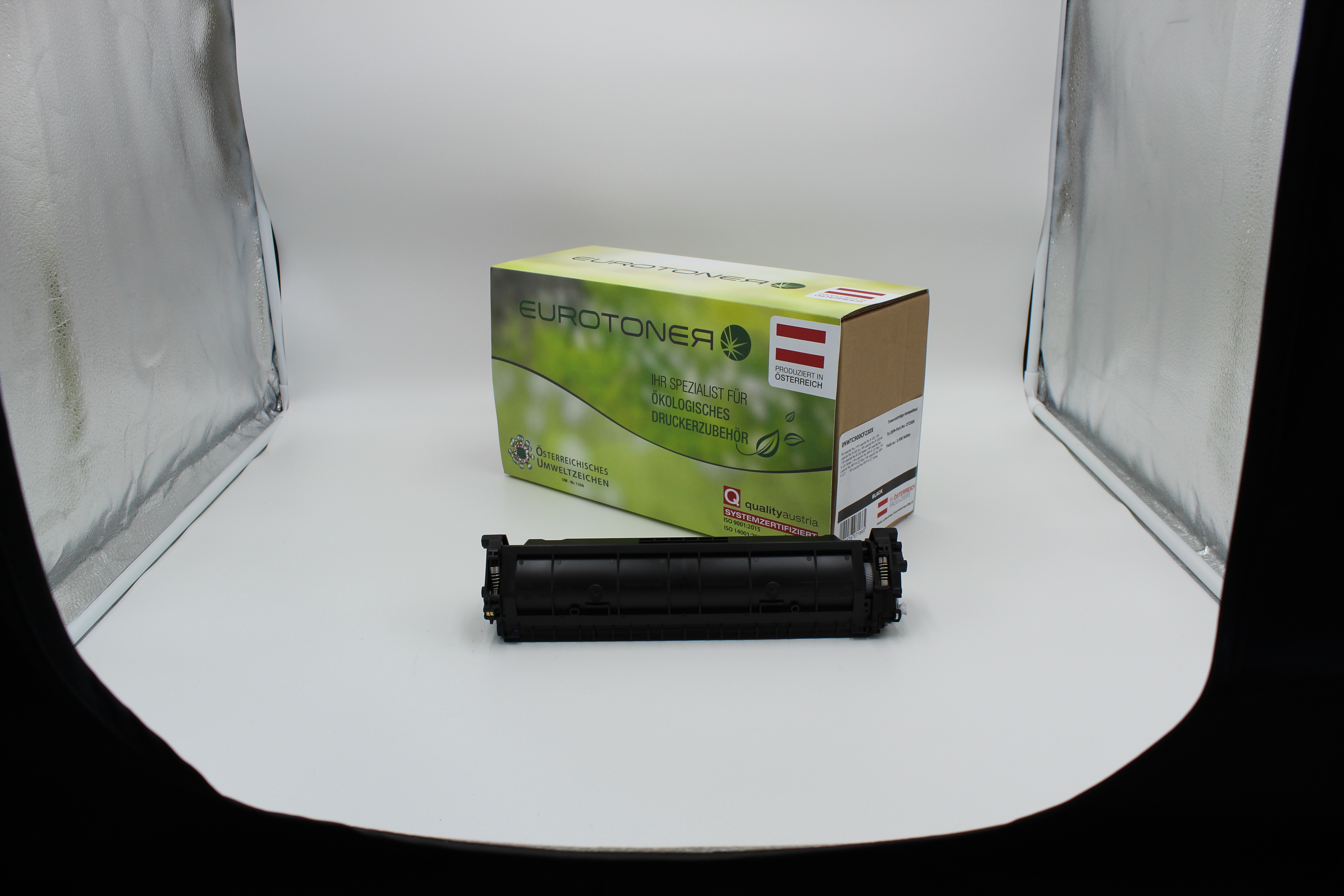 Eurotoner wiederbefuellt fuer HP CF230X schwarz