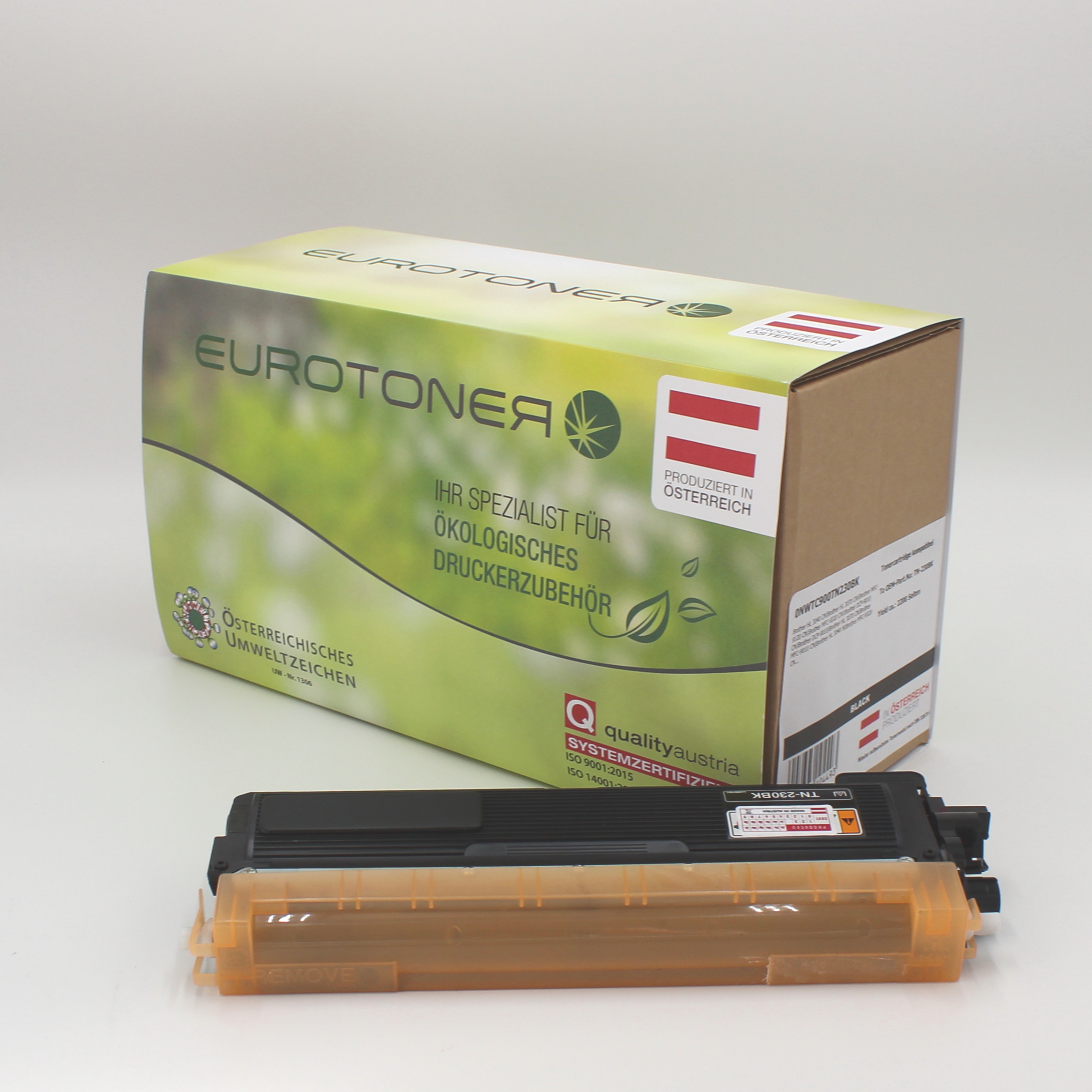Eurotoner wiederaufbereitet fuer Brother TN-230BK schwarz