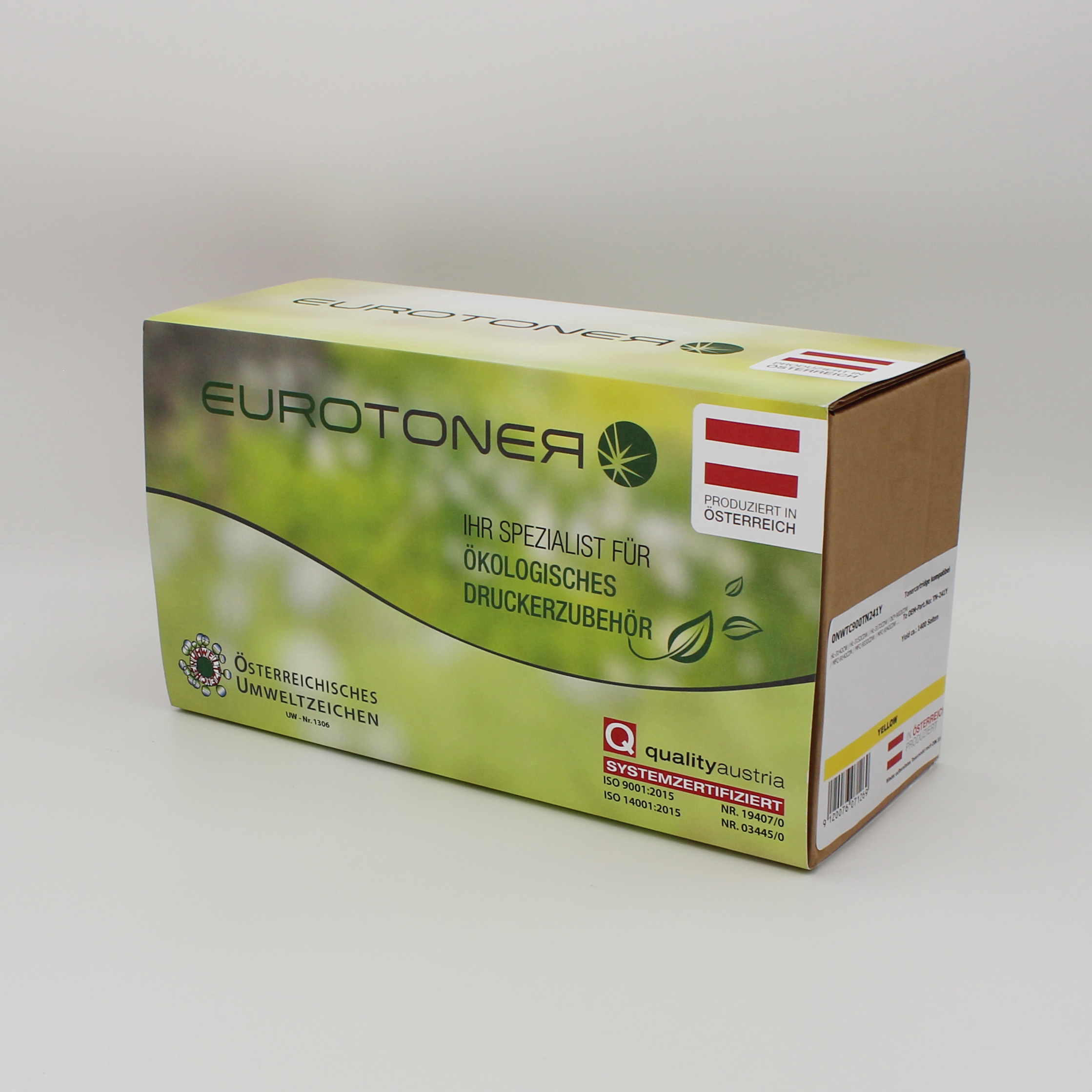 Eurotoner wiederaufbereitet fuer Brother TN-241 Y gelb
