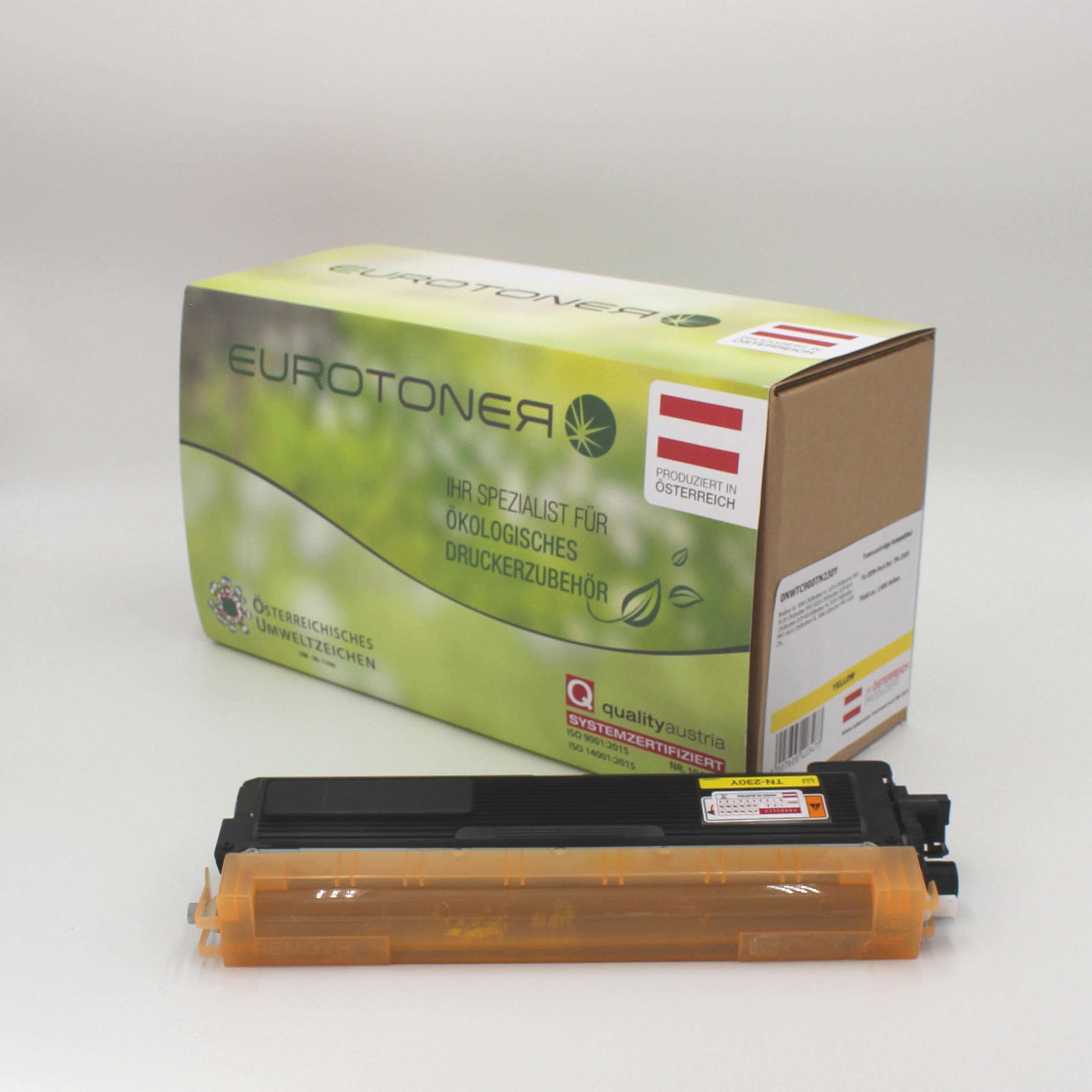 Eurotoner wiederaufbereitet fuer Brother TN-230Y gelb
