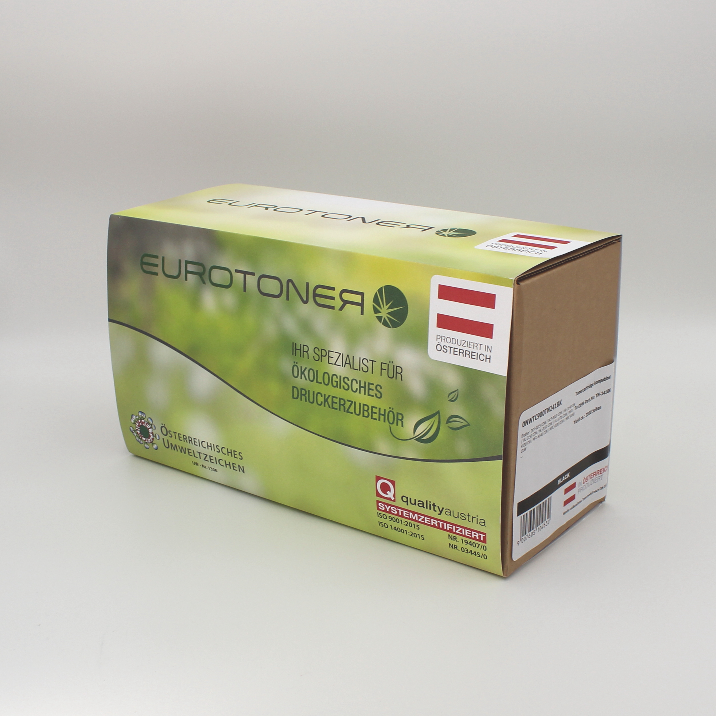 Eurotoner wiederaufbereitet fuer Brother TN-241 BK schwarz