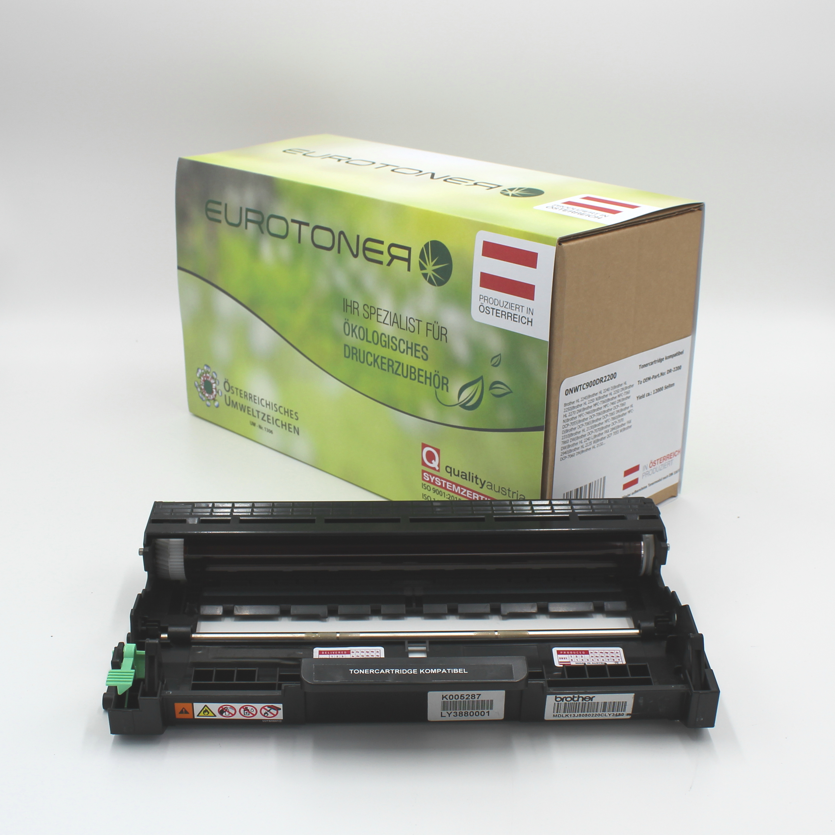 Eurotoner Trommeleinheit fuer Brother DR-2200