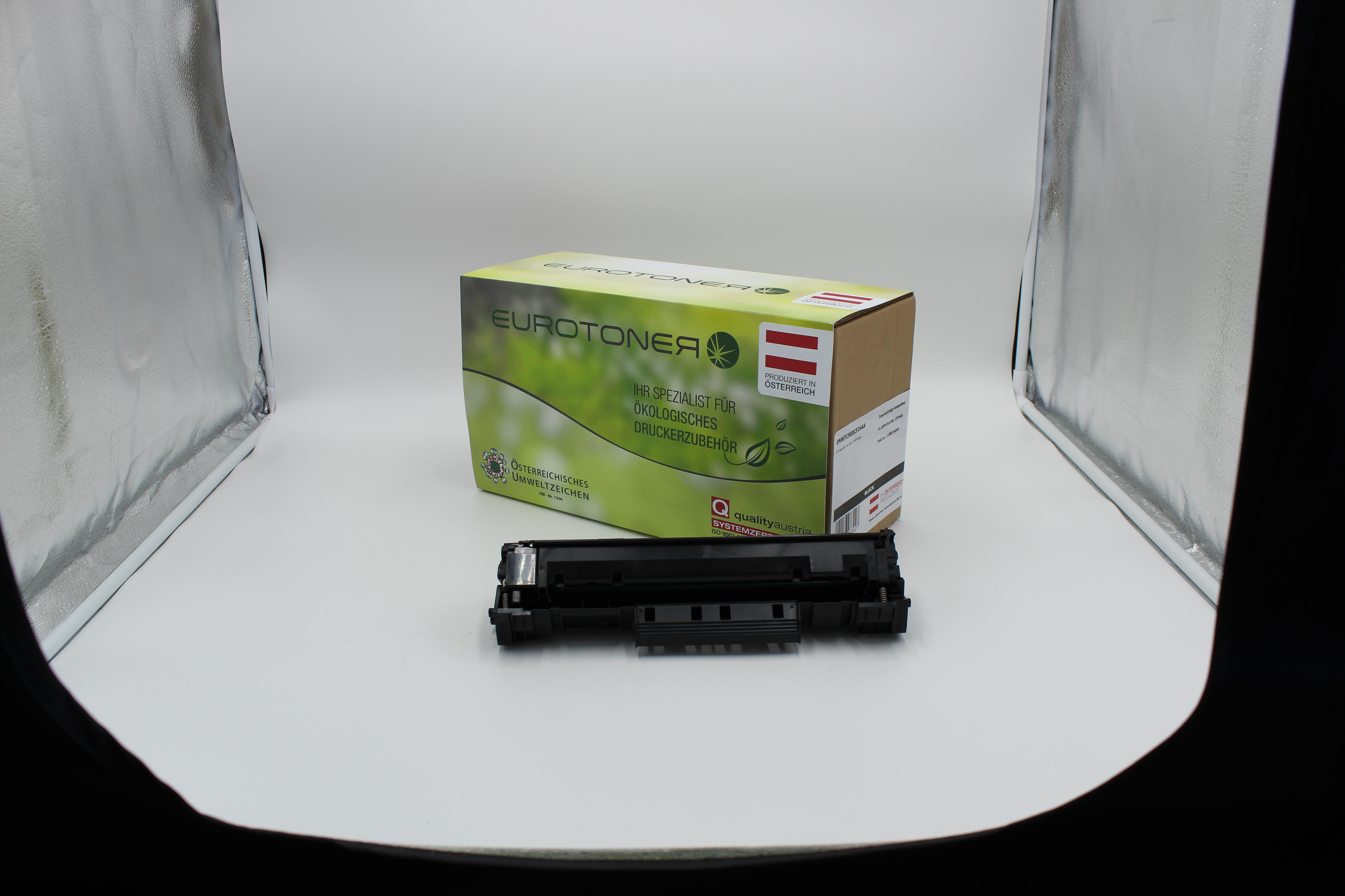Eurotoner wiederbefuellt fuer HP CF244A schwarz